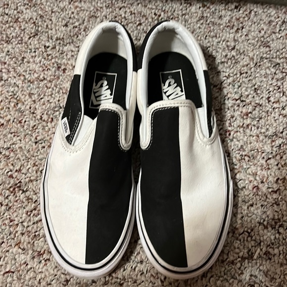 Vans Shoes - Black and White Vans